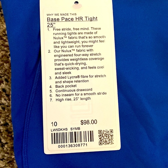 Base Pace leggings 25” SOLD!! - Picture 3 of 3